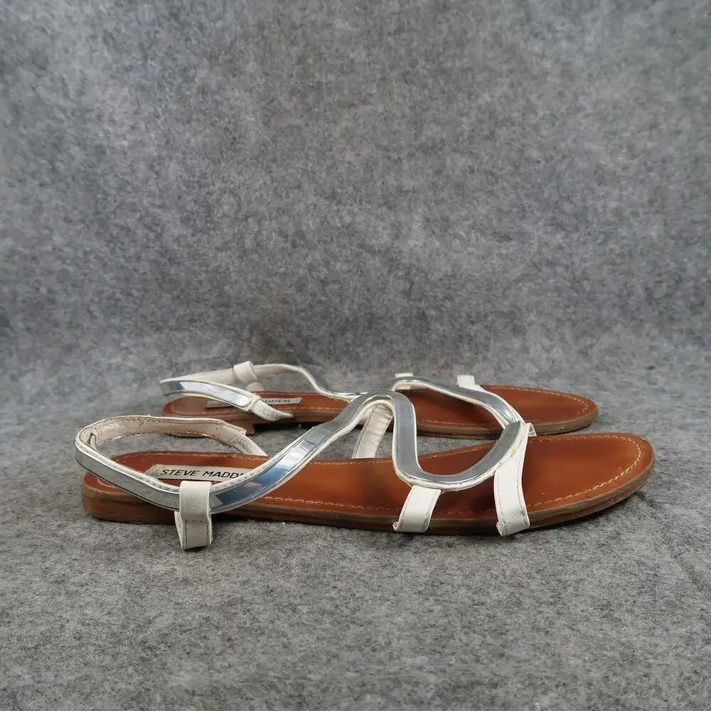 Steve Madden Shoes Womens 7 Sandals Fashion Flat Slingback Slip On Open Toe
